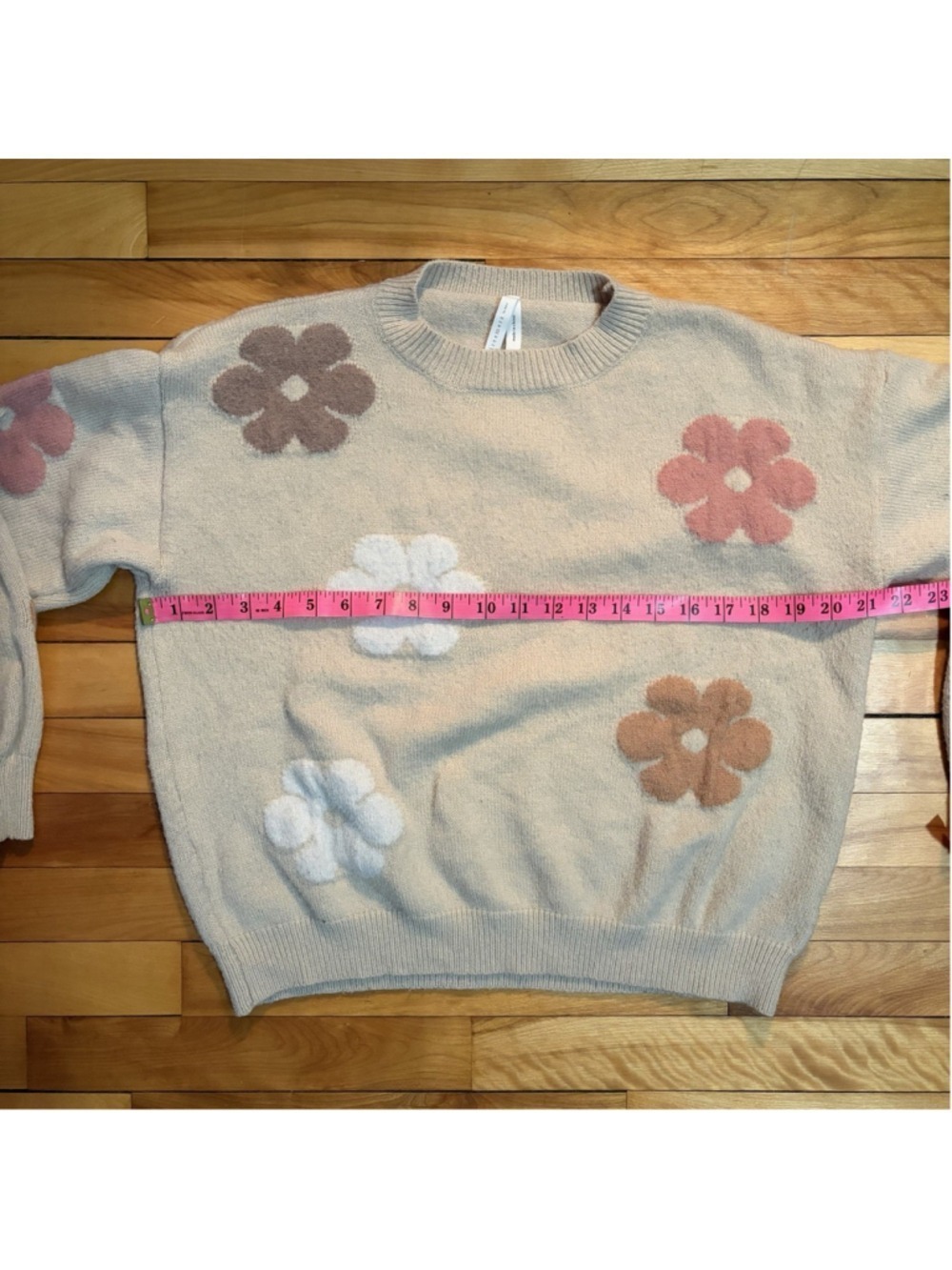 Dreamers By Debut Daisy Floral Knit Sweater - Medium 🌸 - Picture 3 of 10